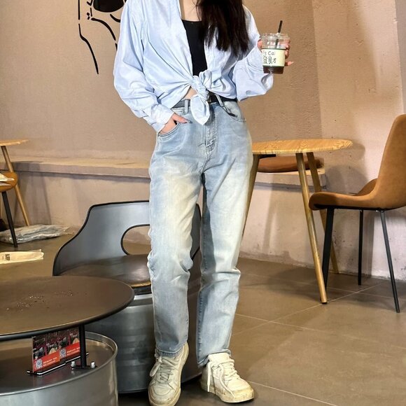 Burberry Label Pocket Patch Denim Pants S - Picture 1 of 11